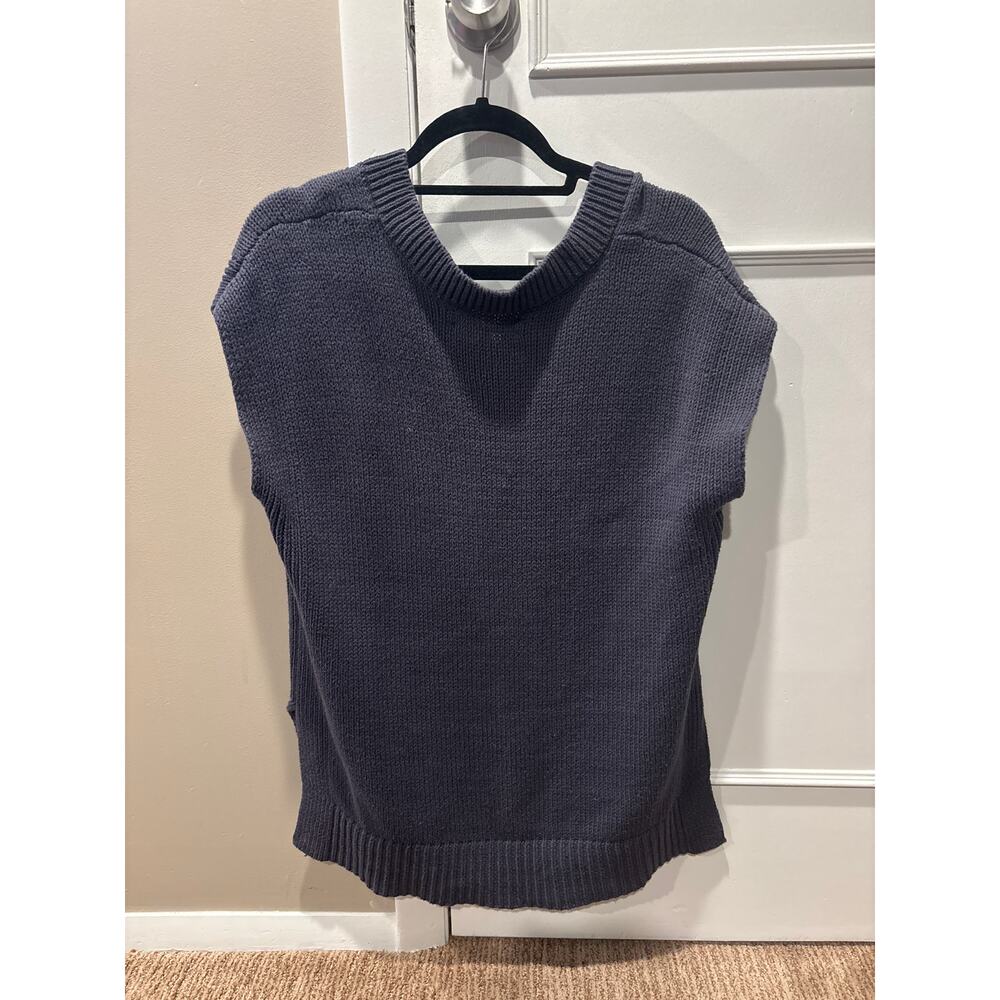 Ann Taylor Loft Women's M Sweater Wrap Shrug Poncho Black